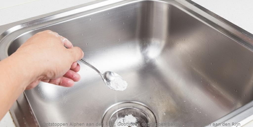 Gootsteen ontstoppen baking soda Alphen aan den Rijn