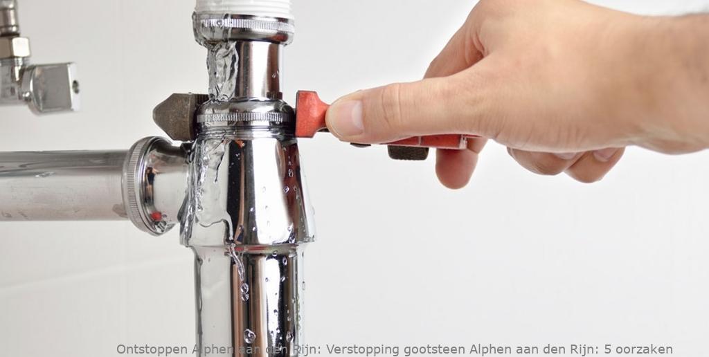 Verstopping gootsteen Alphen aan den Rijn: 5 oorzaken
