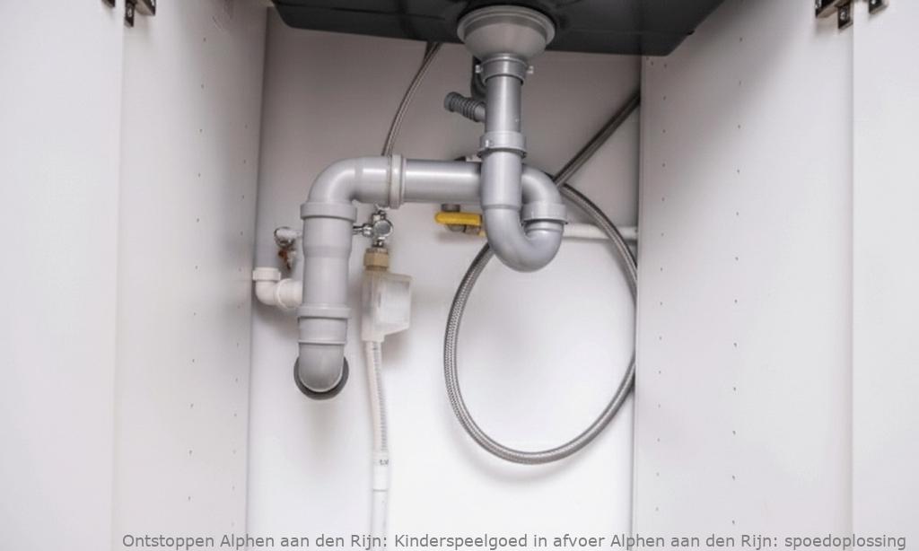 Kinderspeelgoed in afvoer Alphen aan den Rijn: spoedoplossing