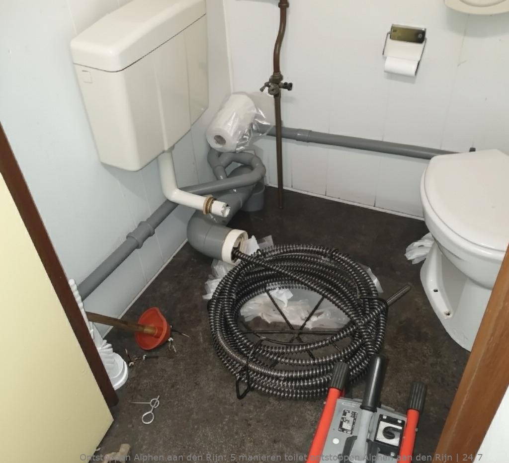 5 manieren toilet ontstoppen Alphen aan den Rijn | 24/7