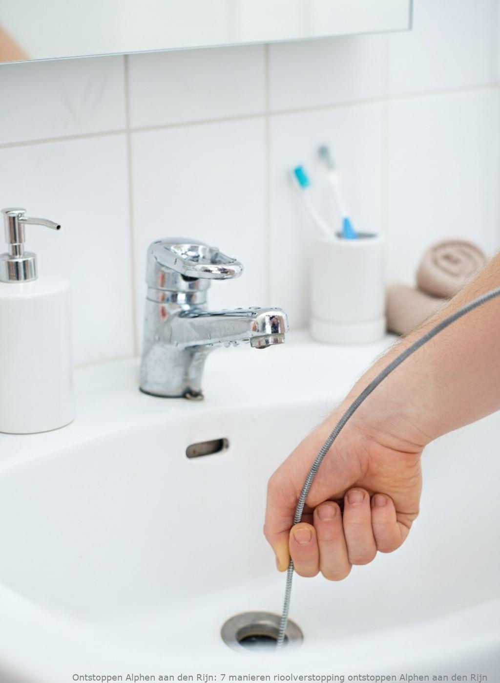 7 manieren rioolverstopping ontstoppen Alphen aan den Rijn