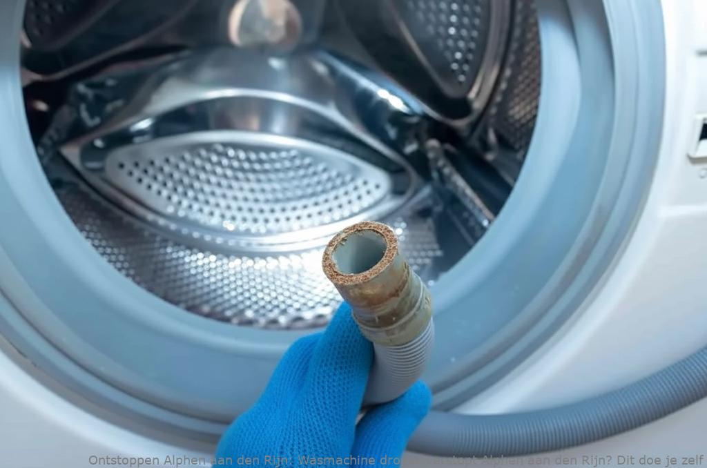 Wasmachine droger verstopt Alphen aan den Rijn? Dit doe je zelf