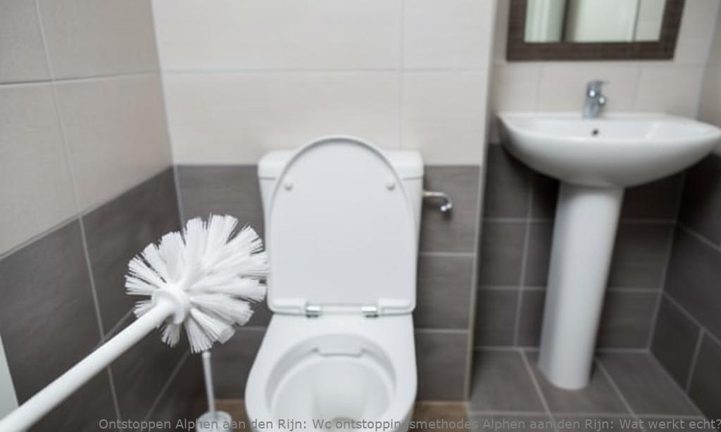 Wc ontstoppingsmethodes Alphen aan den Rijn: Wat werkt echt?